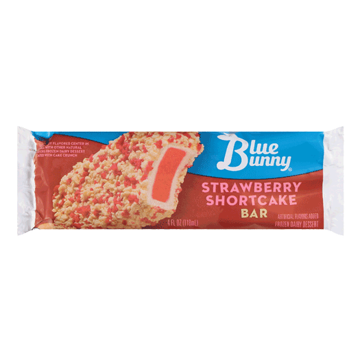 strawberry shortcake ice cream bar